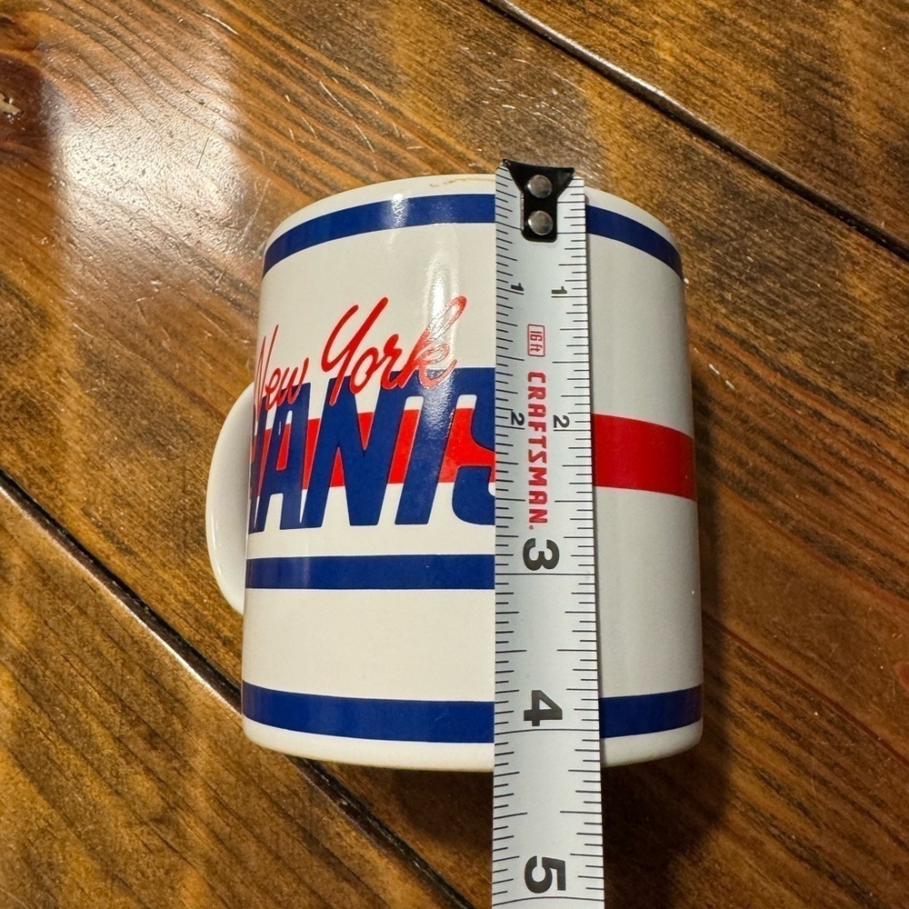 VINTAGE NY GIANTS MUG LARGE. Never used 18oz. Logo on both sides - Picture 7 of 7